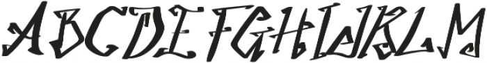 TK Write Gale Bold Italic otf (700) Font UPPERCASE