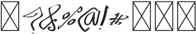 TK Write Gale Italic otf (400) Font OTHER CHARS