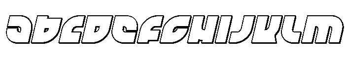 TK-421 3D Italic FONT