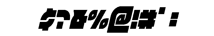 TK-421 Condensed Italic Font OTHER CHARS
