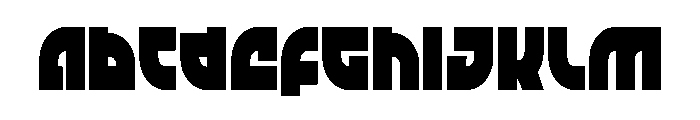 TK-421 Condensed Font UPPERCASE