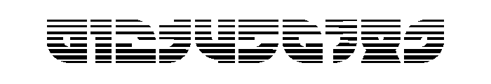 TK-421 Gradient Font OTHER CHARS