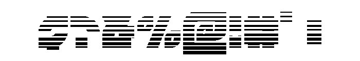 TK-421 Gradient Font OTHER CHARS