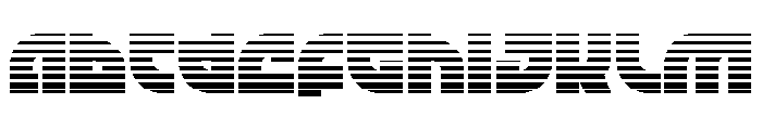 TK-421 Gradient Font UPPERCASE