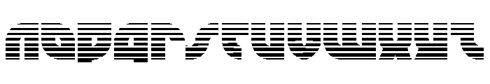 TK-421 Gradient Font UPPERCASE