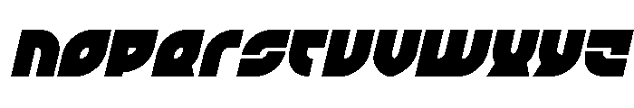 TK-421 Italic Font LOWERCASE