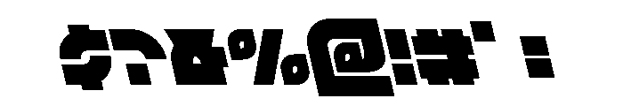 TK-421 Leftalic Font OTHER CHARS