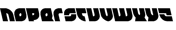 TK-421 Leftalic Font LOWERCASE