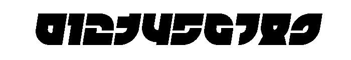 TK-421 Semi-Italic Font OTHER CHARS