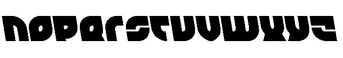 TK-421 Semi-Leftalic Font LOWERCASE