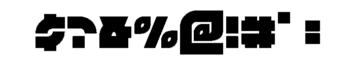 TK-421 Spaced Font OTHER CHARS