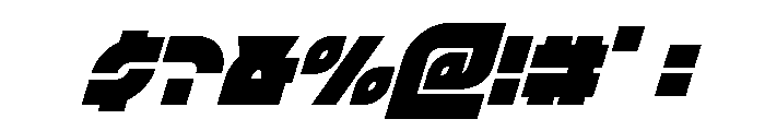 TK-421 Super-Italic Font OTHER CHARS