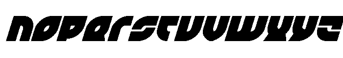 TK-421 Super-Italic Font LOWERCASE