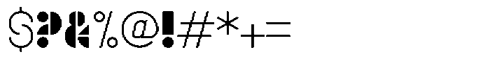 TK Enso Bitmap Regular Font OTHER CHARS