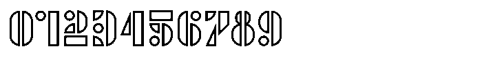 TK Enso Outline Font OTHER CHARS
