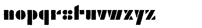 TK Enso Rough Font LOWERCASE