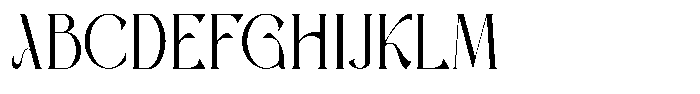 Tlasnos Font UPPERCASE