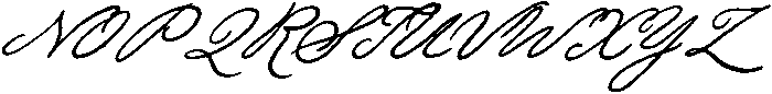 TM Script Bold Slanted ttf (700) Font UPPERCASE