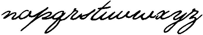 TM Script Bold Slanted ttf (700) Font LOWERCASE