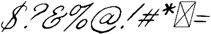TM Script Slant ttf (400) Font OTHER CHARS