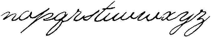 TM Script Slant ttf (400) Font LOWERCASE