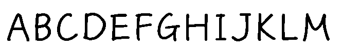 TM Mimosa Std N B Font UPPERCASE