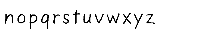TM Mimosa Std N R Font LOWERCASE