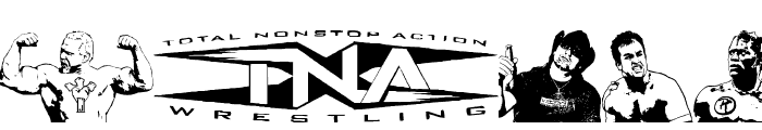 TNA Lockdown Font UPPERCASE
