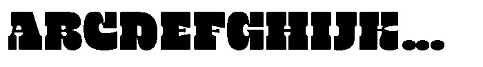 TNSC Bink Bink Extra Wide Font UPPERCASE