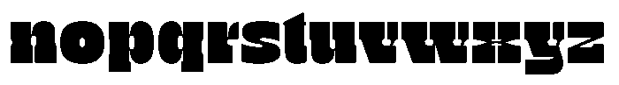 TNSC Bink Bink Extra Wide Font LOWERCASE