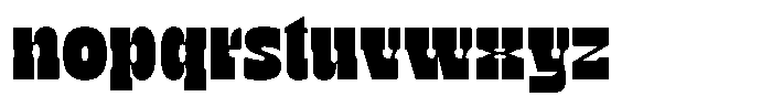 TNSC Bink Bink Semi Wide Font LOWERCASE