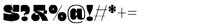 TNSC Bink Bink Ultra Wide Font OTHER CHARS