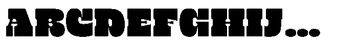 TNSC Bink Bink Ultra Wide Font UPPERCASE
