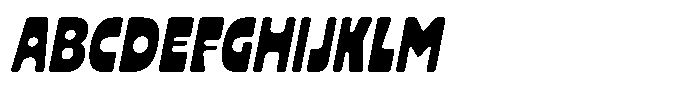 TNSC Garly Slanted Font UPPERCASE