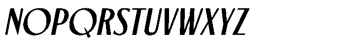 TNSC Gemino Gemino Sans Slanted Font UPPERCASE
