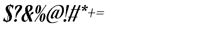 TNSC Gemino Gemino Serif Slanted Font OTHER CHARS