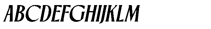 TNSC Gemino Gemino Serif Slanted Font UPPERCASE