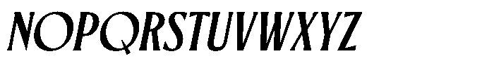 TNSC Gemino Gemino Serif Slanted Font UPPERCASE