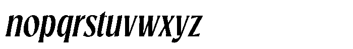 TNSC Gemino Gemino Serif Slanted Font LOWERCASE
