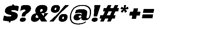 TNSC Migno Sans Migno Sans Black Italic Font OTHER CHARS