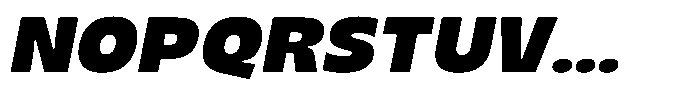 TNSC Migno Sans Migno Sans Black Italic Font UPPERCASE