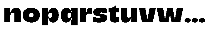 TNSC Migno Sans Migno Sans Black Font LOWERCASE