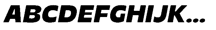 TNSC Migno Sans Migno Sans Bold Italic Font UPPERCASE