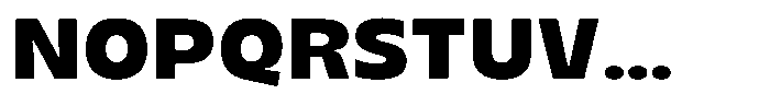 TNSC Migno Sans Migno Sans Bold Font UPPERCASE