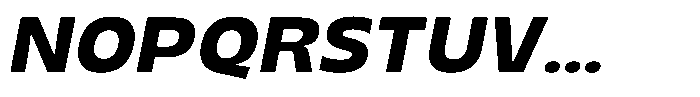 TNSC Migno Sans Migno Sans Demi Italic Font UPPERCASE