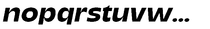 TNSC Migno Sans Migno Sans Demi Italic Font LOWERCASE