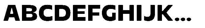 TNSC Migno Sans Migno Sans Demi Font UPPERCASE
