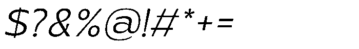 TNSC Migno Sans Migno Sans Fine Italic Font OTHER CHARS