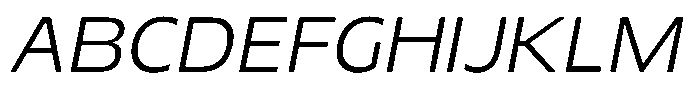 TNSC Migno Sans Migno Sans Fine Italic Font UPPERCASE