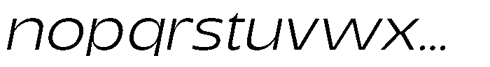 TNSC Migno Sans Migno Sans Fine Italic Font LOWERCASE